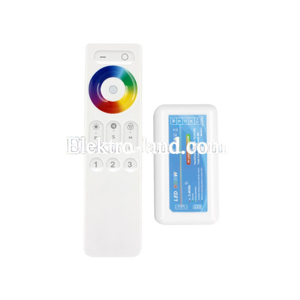 RGBW Контроллер RF 16A 2.4G DC12-24V Радио - Сенсорный 11 кнопок